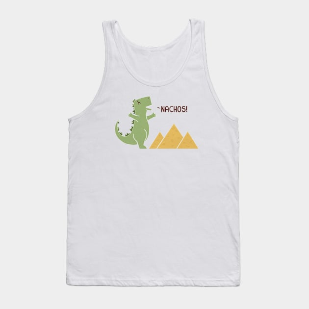 Nachos Tank Top by HandsOffMyDinosaur